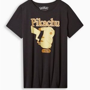 Torrid Pokemon Pikachu Classic Fit Cotton Crew Top